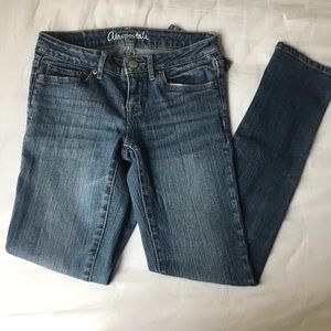Aeropostale Medium-Wash Bayla Skinny Jeans